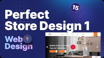 Episode 15 (Part 1): Water Dispenser & Air Purifier Store Design (UI/UX Landing Page)