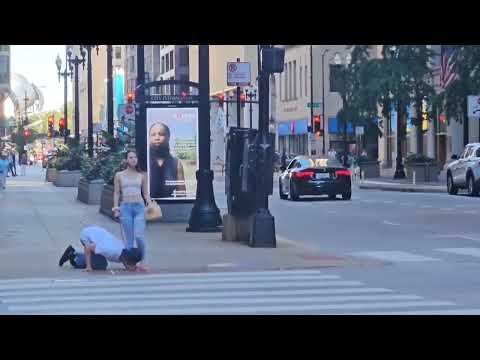 Fendom Life Mistress Walking With Dog 