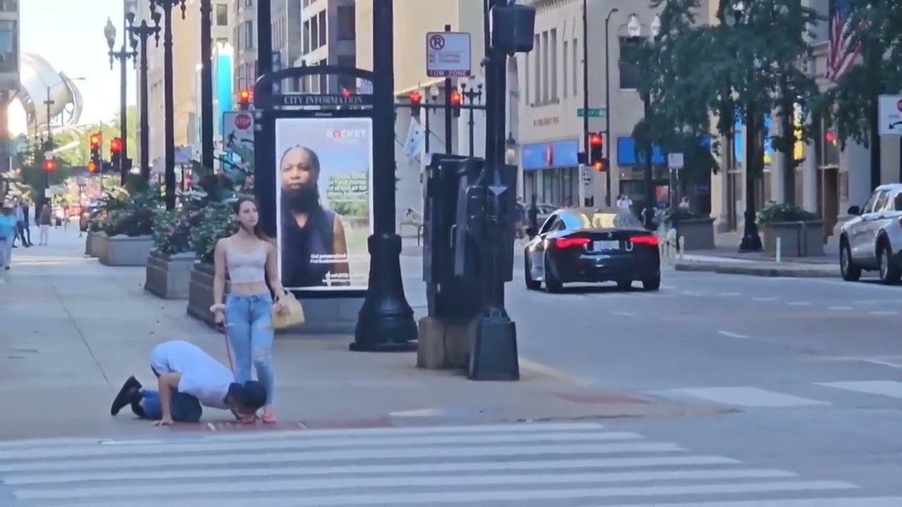 Fendom Life Mistress Walking with dog