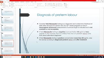 Preterm labour and PPROM for part 2 MRCOG