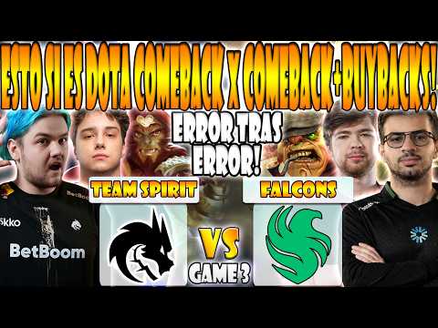 TEAM SPIRIT vs FALCONS BO3[GAME 3] YATORO, COLLAPSE VS ATF, LORENOF, SKITER - PGL WALLACHIA SEASON 8