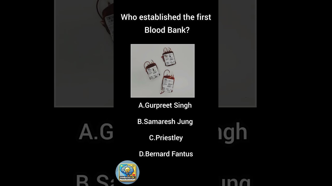 🩸 Who Started the First Blood Bank? 