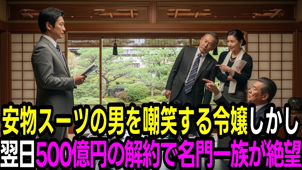 【スカッと】施設育ちを見下した銀行頭取の娘、翌日家族諸共崩壊する【お見合い】