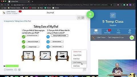 Reflections on Seesaw from a Student Perspective