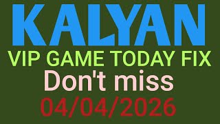 KALYAN 04/04/2026 Today Fix game free OTC Satta Matka VIP Chart game result today Fix pass  screenshot 5