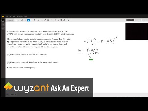 Calculating the future value of an investment, given interest rate and compounding