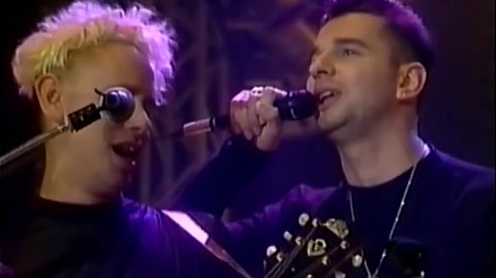 Enjoy the Silence TV show performance - TV Show performance video thumbnail