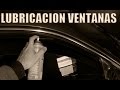 Lubricacion de vidrios electricos (tip rapido en blanco y negro)