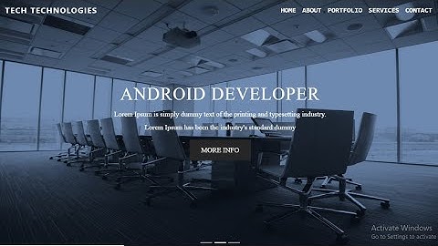 Responsive Navbar with slider | Bootstrap 4 Home Page Design With Bootstrap 4 and Anime.css