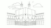 Menggambar Ka Bah Menggambar Masjidil Haram Menggambar Qiblat Youtube