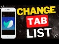 How to Change Tab List View in Naver Whale Browser Mobile