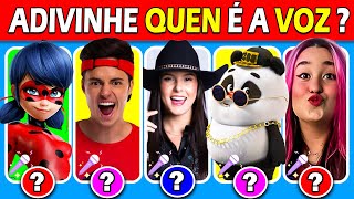 🔊 ADIVINHE QUEN É A VOZ? 🎤🎵 | Emilly vick, Bamboo Panda, Laydybug, Melody, Barbie, Ana Castela