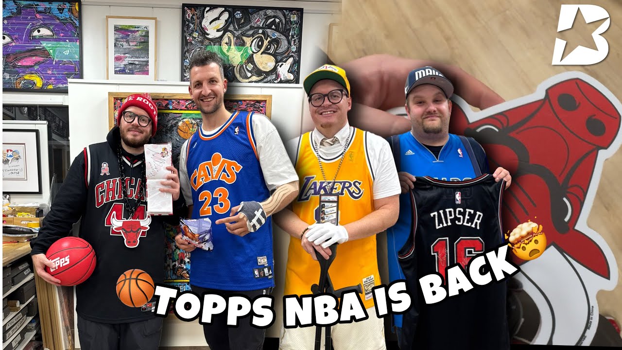 TOPPS NBA Release Event im B-Brothers-Store🏀Übernahme mit Paul Zipser, C-Bas und Dennis the ripper🥳 