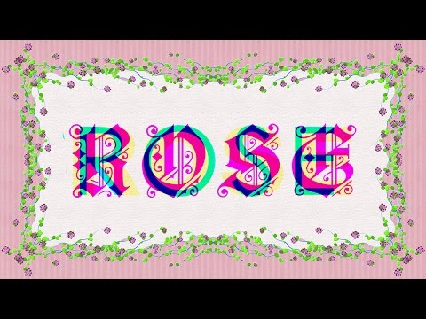 Photoshop Tutorial: Part : Create an Ornate, Floral Picture Frame with Vibrant, Multi-Channel Text