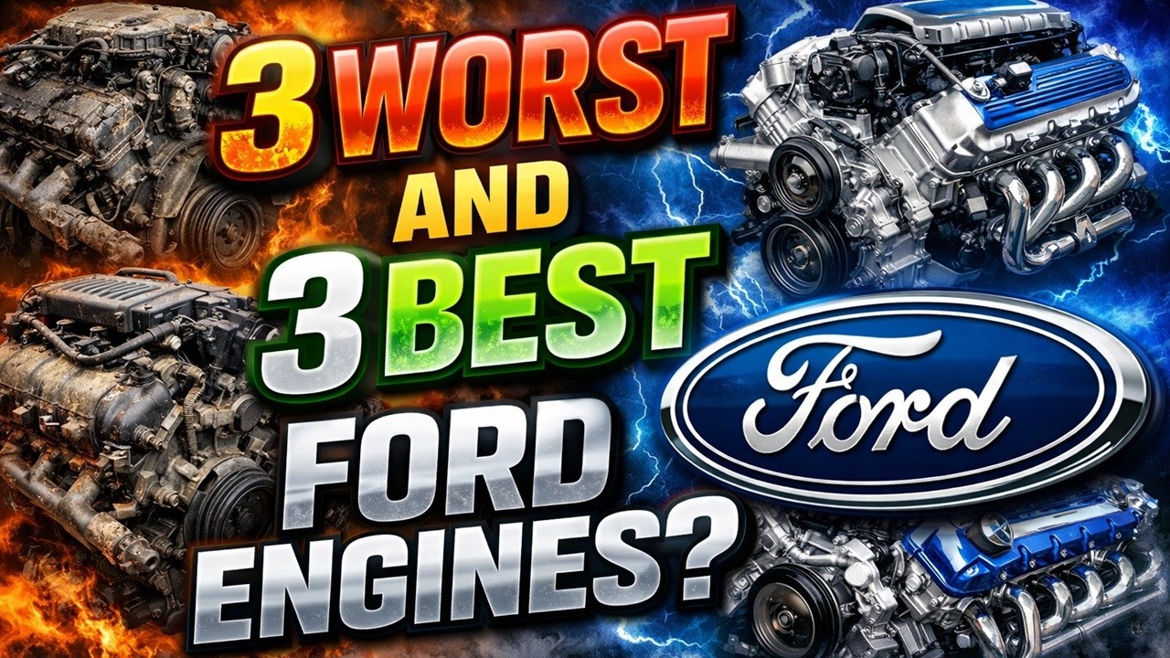 3 WORST AND 3 BEST FORD ENGINES TO DRIVE FOREVER?