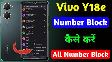 vivo y18e number block kaise kare,how to number block unblock vivo y18e, number block setting