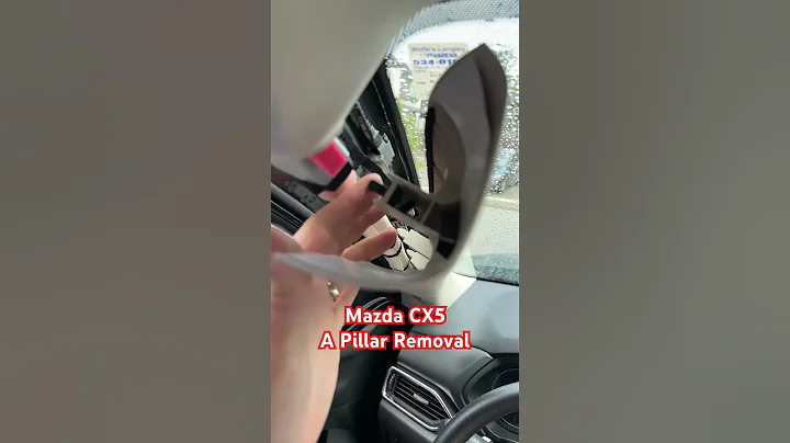 Mazda CX5 2024 A pillar removal