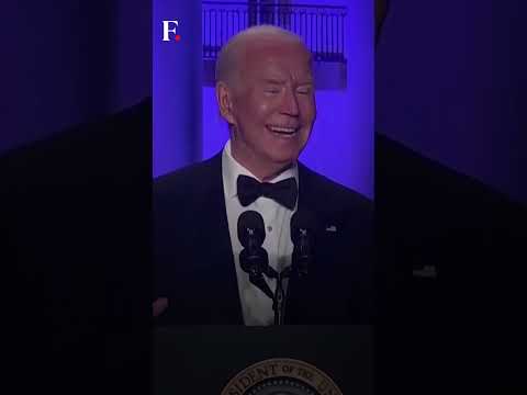 WATCH: Biden Jabs Trump in Election-Year Roast | Subscribe to Firstpost