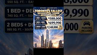 🏙️ SKYTOWER FROM $588,000! #torontorealestate #realestateinvestingcanada