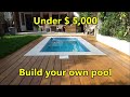 Build your own swimming pool under  5000  costs and materials