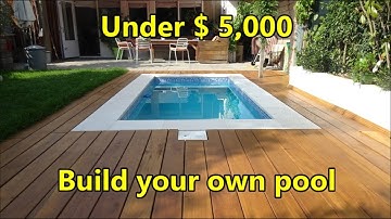 Build Your Own Swimming Pool for Under $5,000 | Costs & Materials Explained!