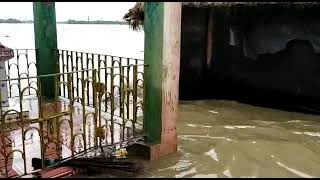 Yash Cyclone Nandigram in Teropakhiya  kheya Ghat in flood