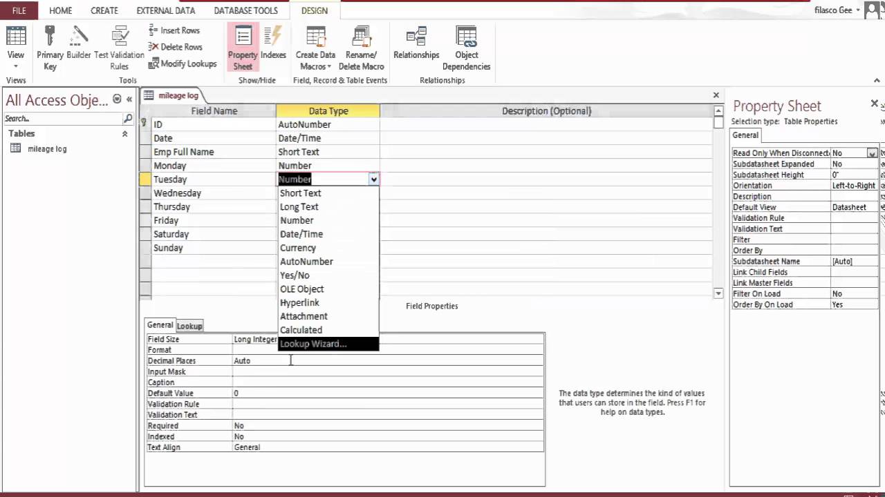my mileage tracker database with ms access youtube