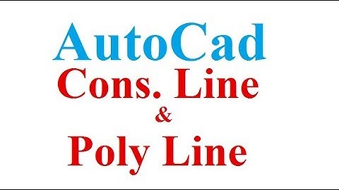 AutoCAD 2007 Construction LINE & Poly LINE Tutorial | Part-4 | Bangla Tutorial by Chapter BD