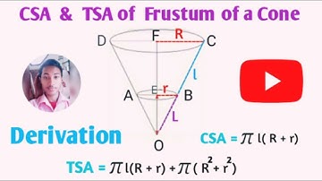 Frustum of a Cone _ Curved Surface Area _ Total Surface Area _ Derivation _ Gautam Gautam