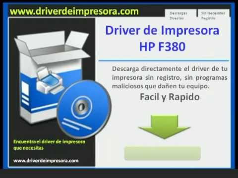 Descargar driver de impresora hp f380 - YouTube
