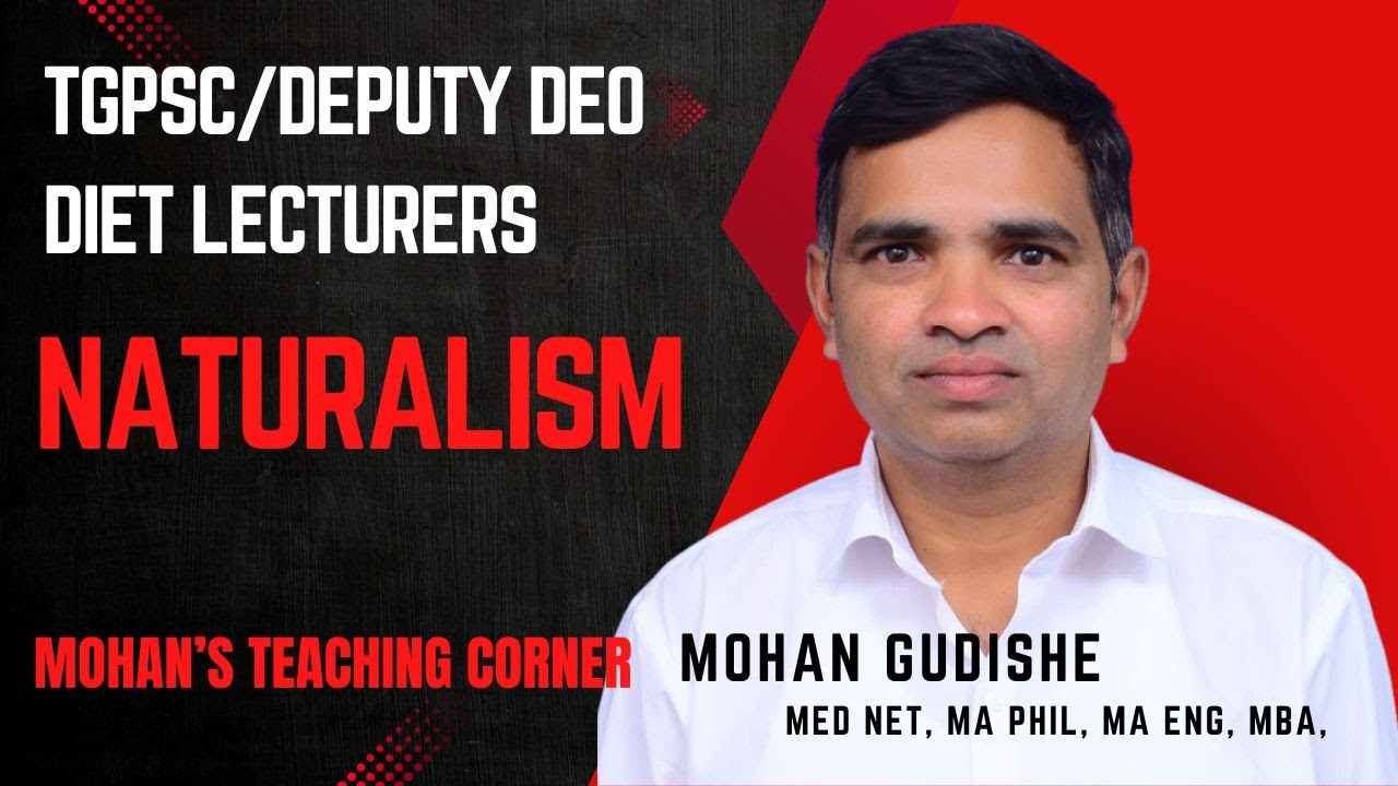 Naturalism in Education | Philosophy of Education | TGPSC, DIET Lectures, DEO,TET, DSC, NET,