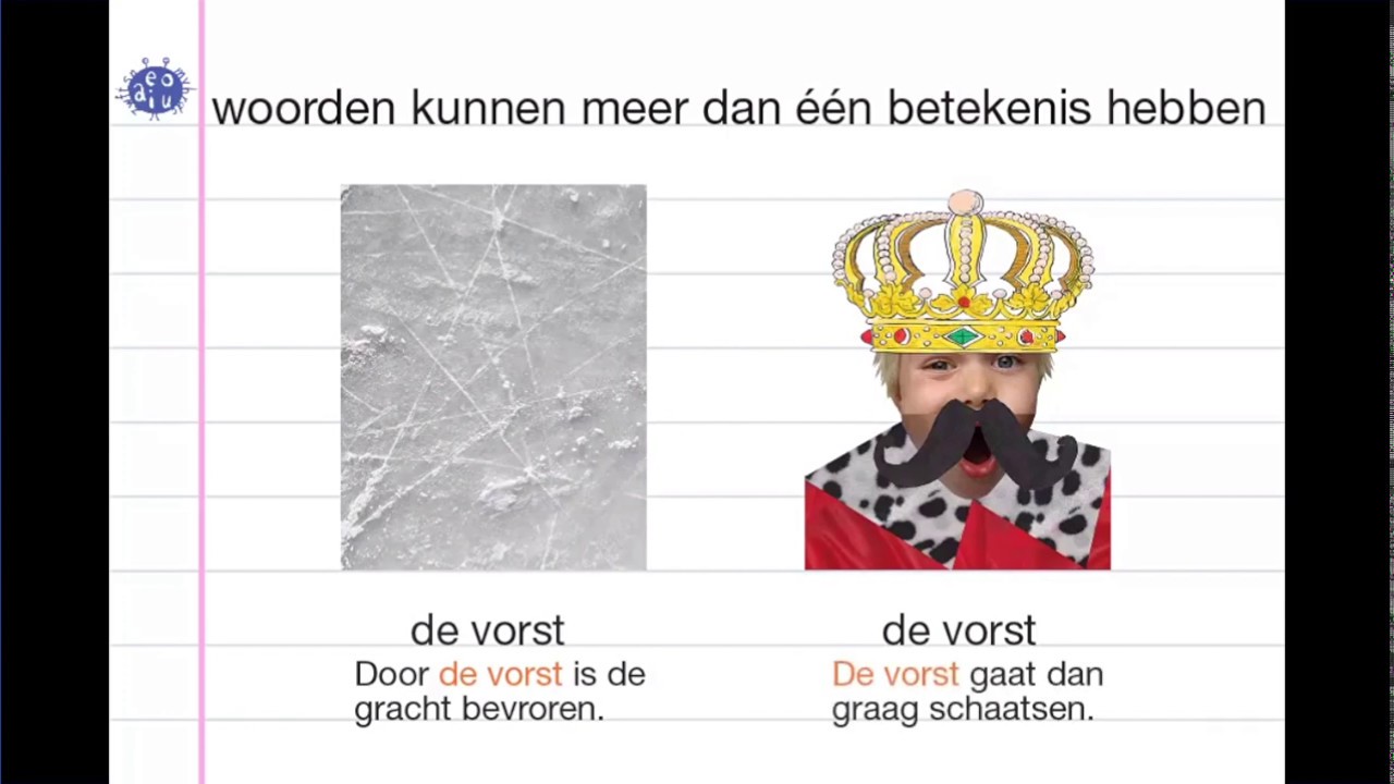 Gr. 6 Taal - Blok 7 les 5 - Woorden met meerdere betekenissen - YouTube