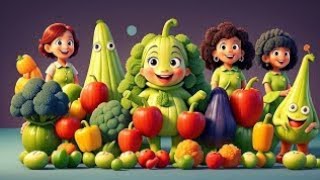 "🌟Sing-Along Vegetable Fun! 🎶 The Ultimate Kids Nursery Rhymes &amp; Veggie Dance Party!"