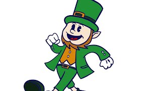 How to Draw A CARTOON LEPRECHAUN