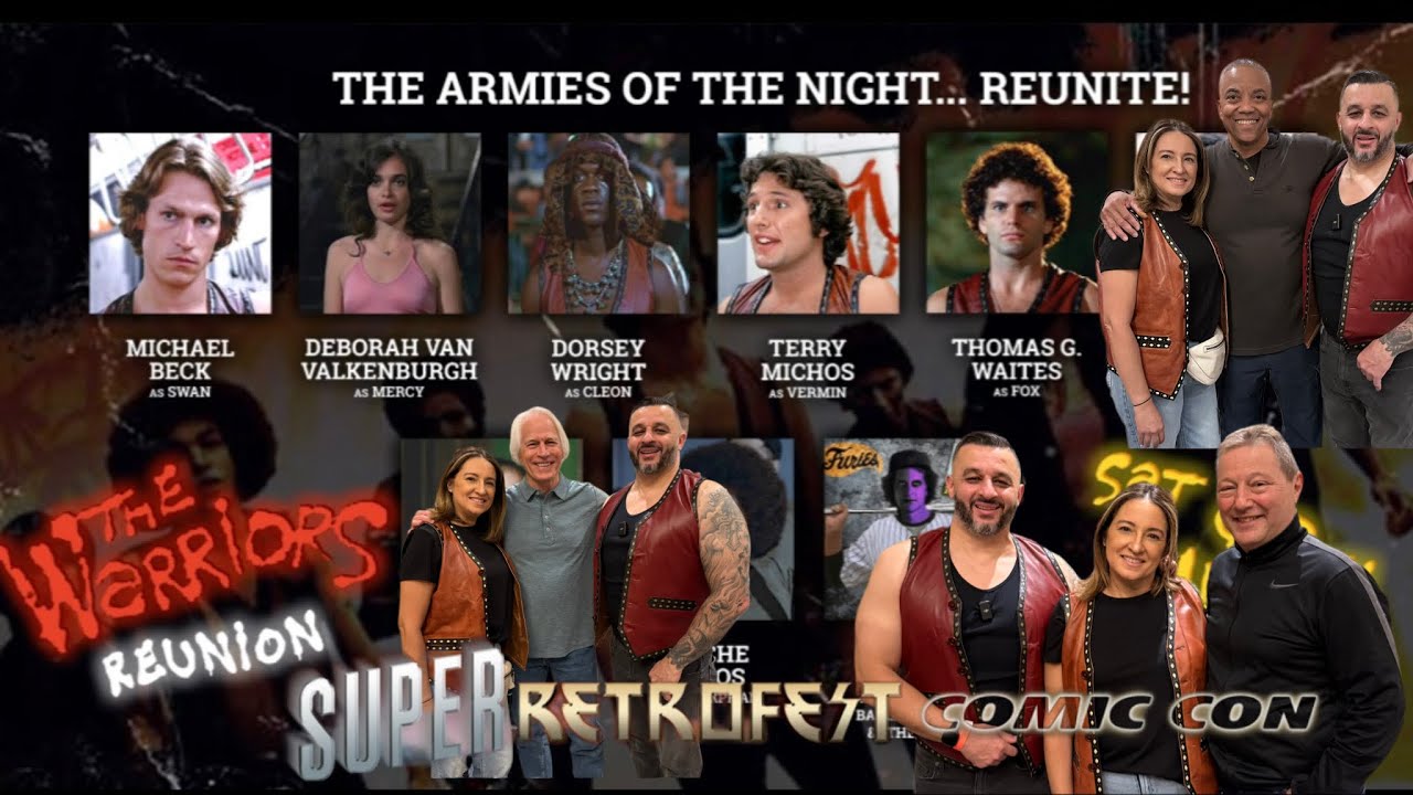 The Warriors Reunion at the Super Retro Fest Comic Con 2025