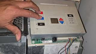 How to do a HARD RESET on a Amana PTAC