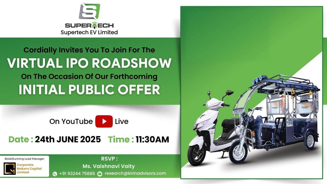 IPO Meet - Supertech EV Limited - YouTube
