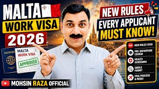 Malta Work Visa 2026 🇲🇹 | New Rules Every Applicant Must Know #malta #skills #visa  #job #eruope 