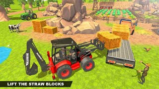 Heavy excavator JCB games / truck loaded & village offroad road construction-Android gameplay screenshot 3