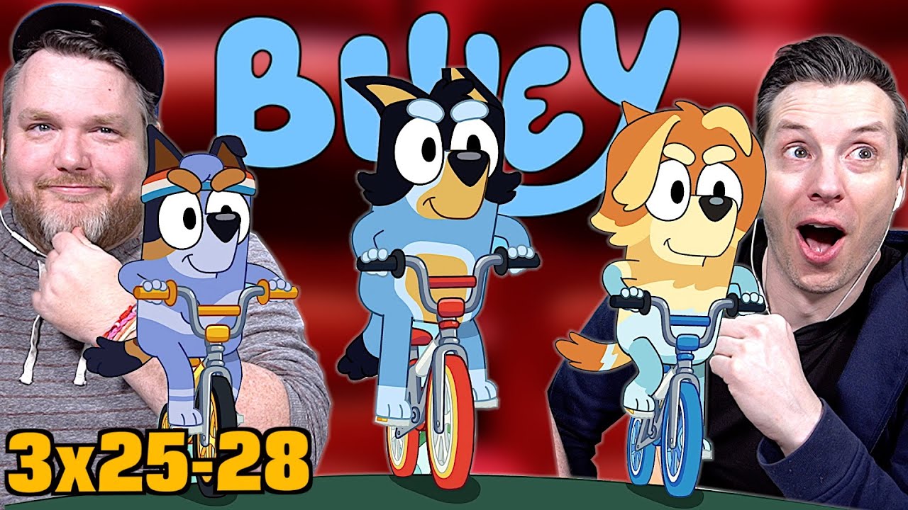 New Dad Watches Bluey S3 Fairytale/Smoochy Kiss/Family Meeting/Musical Statues For the First Time