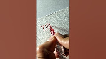 Insane 3d lettwring shadow effect | so amazing #shorts #trending #viralshorts