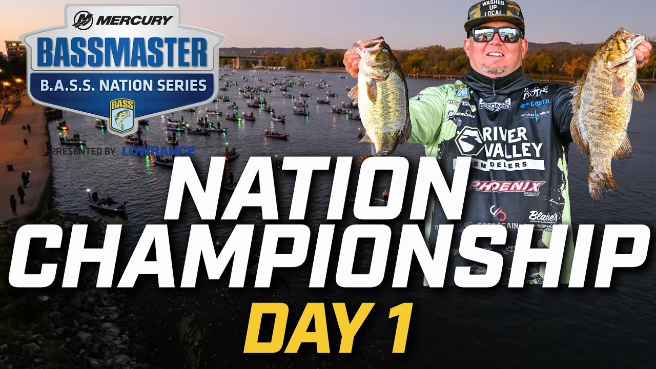 Day 1 of 2025 BASS Nation Championship at the Mississippi River