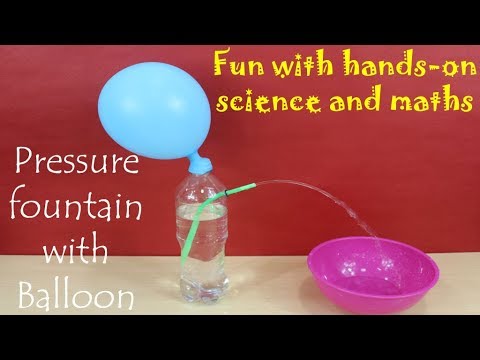 Video: How To Make A Balloon Fountain With Your Own Hands