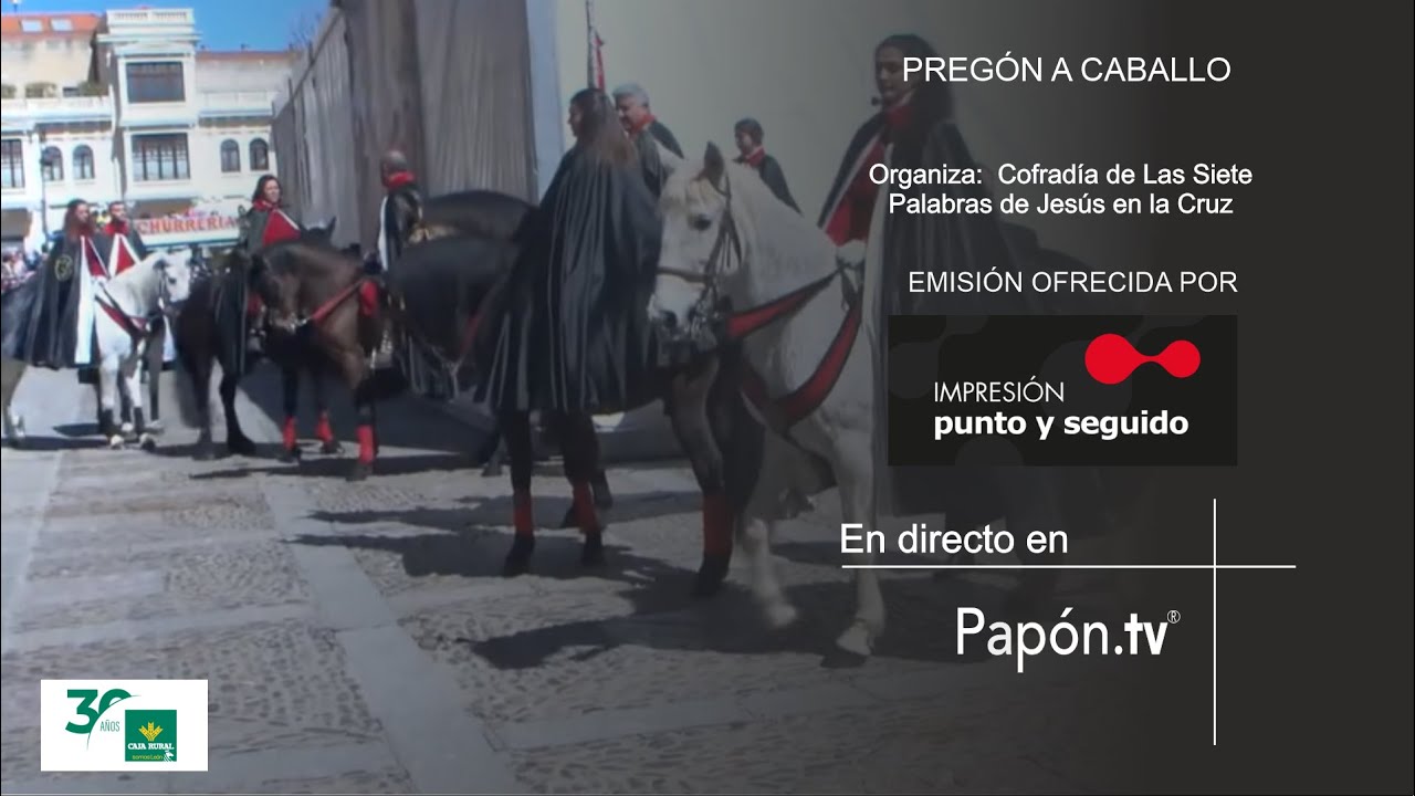 🔴📡 [DIRECTO] PREGÓN A CABALLO 2025