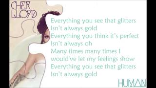 Cher Lloyd - Human - Lyrics on Screen