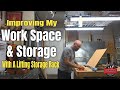 Organizing my pinstriping and sign painting space with the GL1 Garage Lift from Fleximounts
