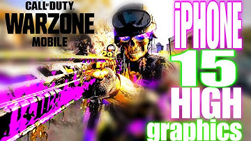 WARZONE MOBILE 120 FOV iPHONE 15 MAX GRAPHICS GAMEPLAY #warzonemobile #codm #callofduty #warzone