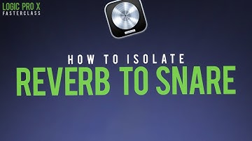 Add Reverb To Snare In Logic Pro X (or any drum)