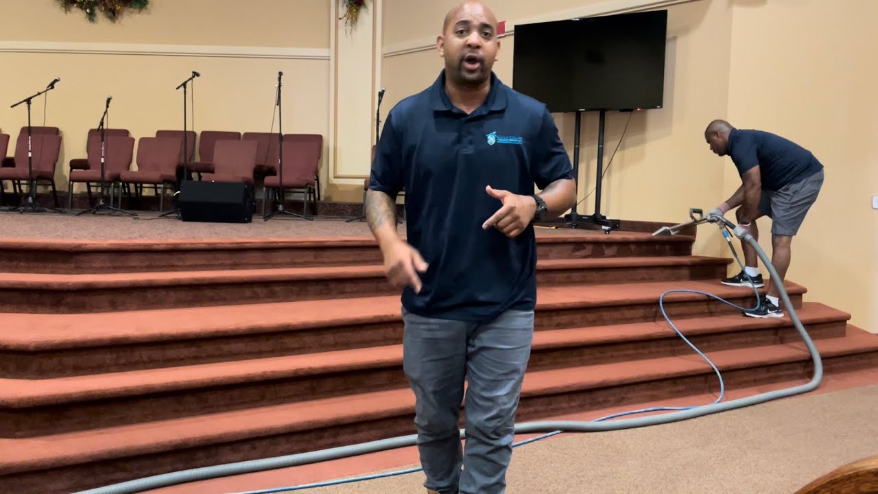 Steam Junkies Paradise | Church Carpet Cleaning | Part 1