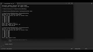 Java Currency Converter